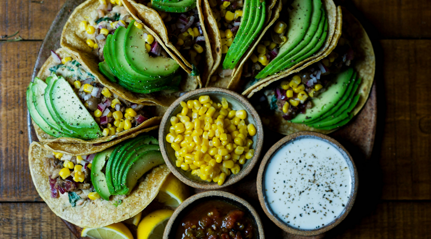 Chorizo Tacos w/Lime Crema Sauce